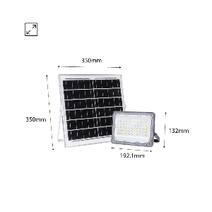 luminaire led avec panneau solaire