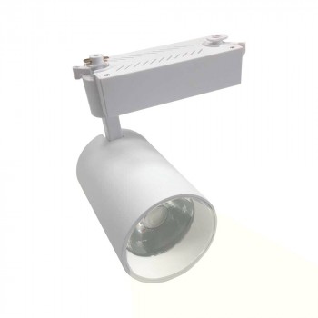 PROJECTEUR LED POUR RAIL MONOPHASÉ 45º 30W PROJECTEUR LED POUR RAIL MONOPHASÉ 45º 30W