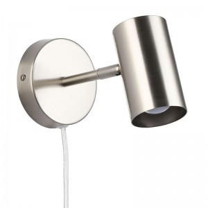 lampe murale chrome