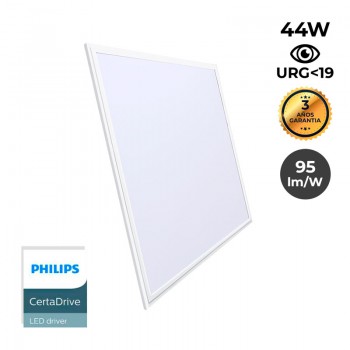Panneau LED 600mmx600mm 44W 3960LM UGR19 Pilote Philips Panneau LED 600mmx600mm 44W 3960LM UGR19 Pilote Philips