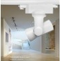 PROJECTEUR LED RGBW RAIL MONOPHASÉ 25W 230V-AC (CONTRÔLE À DISTANCE RF) PROJECTEUR LED RGBW RAIL MONOPHASÉ 25W 230V-AC (CONTRÔLE À DISTANCE RF)