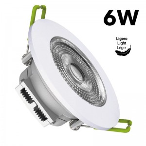 Spot LED encastrable basculable 6W IP20