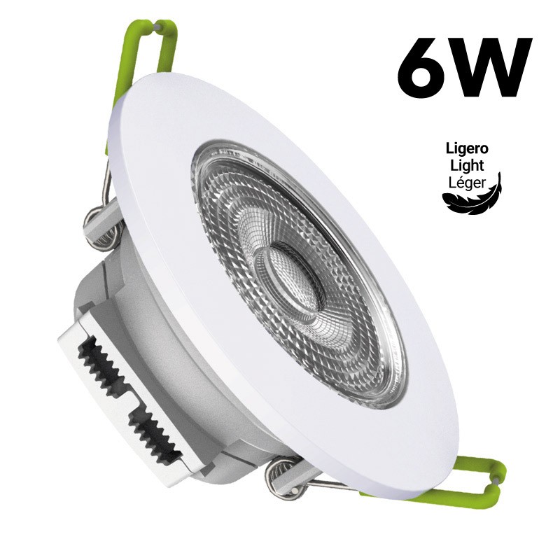 Mini spot LED rond blanc 3W 4000K IP54 - Eclairage intérieur