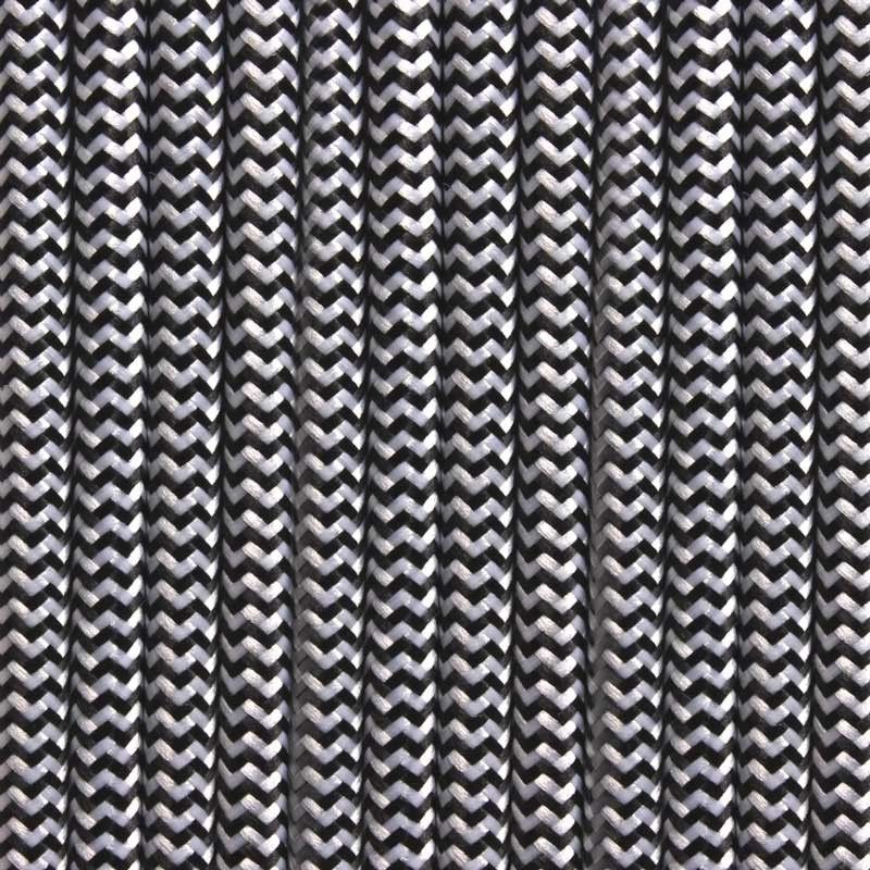 Câble noir et blanc