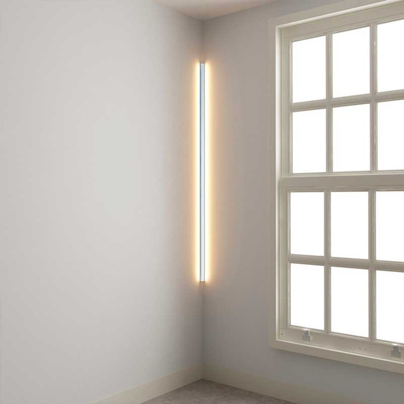 Profilé en aluminium pour angles - Ruban LED double - 38,7x39 mm - 2 mètres