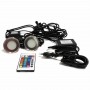 KIT Lumières LED de sol 6 balises RGB IP67