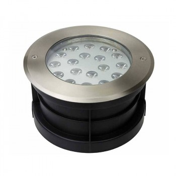 Sol 800mm Taille Fixation Borne led sol rond 3 watt