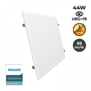 Panneau LED 60X60cm avec kit encastrable 44W UGR19 Driver Philips