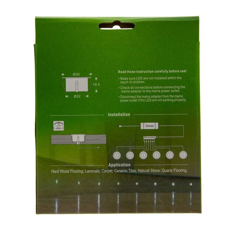 Kit de 6 balises encastrables Kit de 6 balises encastrables