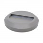 BALISE DE SURFACE RONDE 2W 230V-AC 150MM IP65 3000K GRISE (Lumière indirecte) BALISE DE SURFACE RONDE 2W 230V-AC 150MM IP65 3000K GRISE (Lumière indirecte)