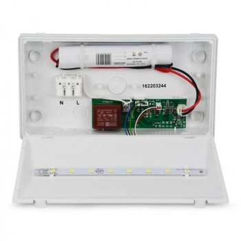 Luminaria Evacuación LED empotrable (1h autonomía) Luminaria Evacuación LED empotrable (1h autonomía)