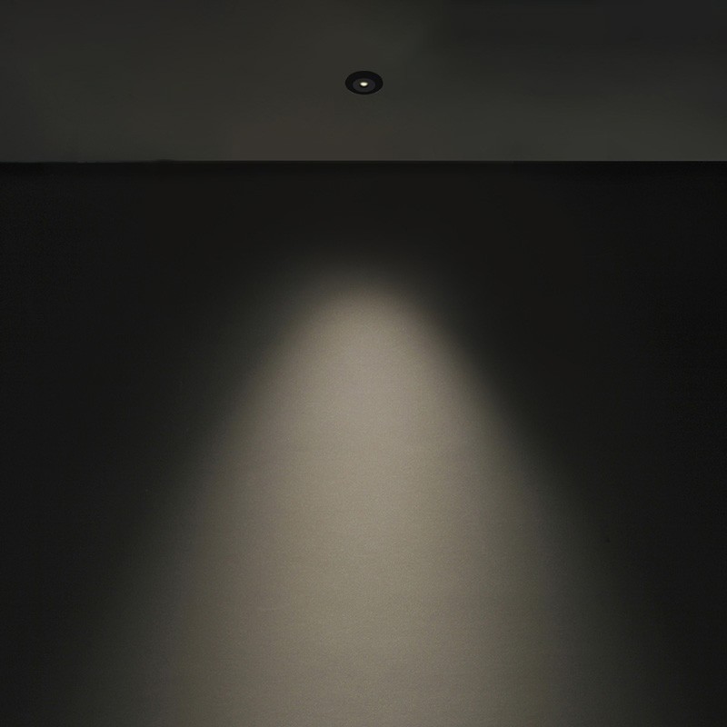 Mini spot LED encastrable 3W faible UGR 40x32,1mm