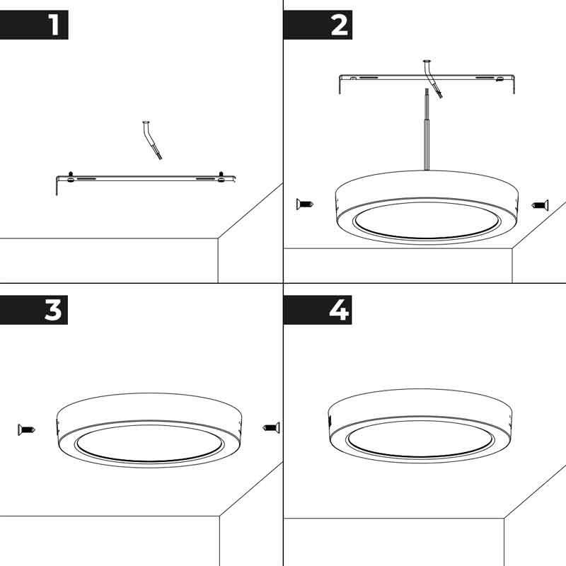 downlight LED en saillie 6W 365lm downlight LED en saillie 6W 365lm