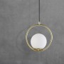 Lampe suspendue boule de cristal "KATE"