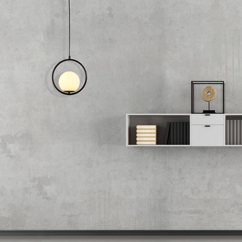 Lampe suspendue boule de cristal "KATE" Lampe suspendue boule de cristal "KATE"