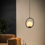 Lampe suspendue boule de cristal "KATE"