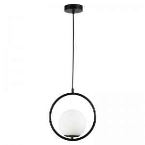 Lampe suspendue boule de cristal "KATE"