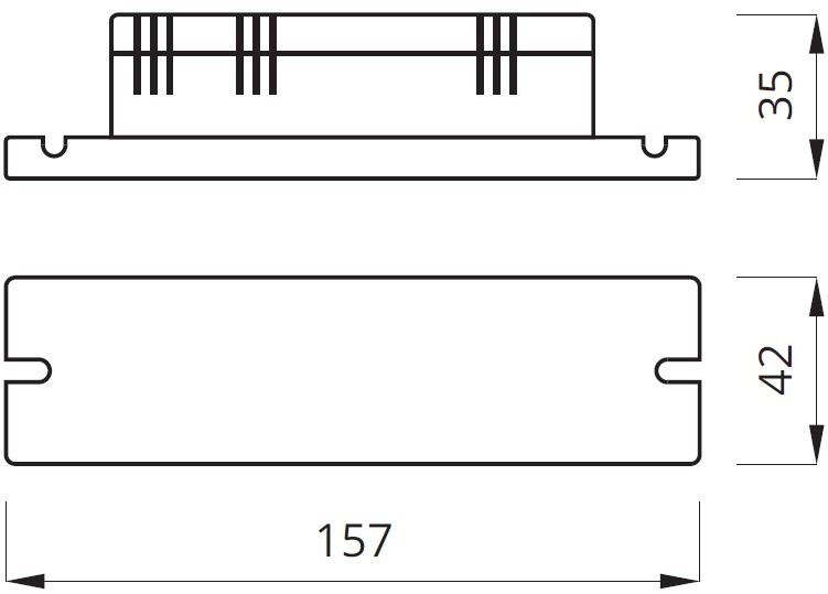 Kit de conversion luminaire de secours 1-9W