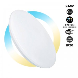 Plafonnier LED Smart WiFi 24W CCT