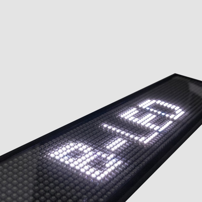Afficheur LED blanc 50 X 9,5 CM