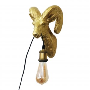 Lampe murale "Capris" Golden Muflon E27