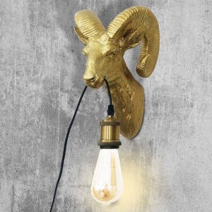 Lampe murale "Capris" Golden Muflon E27