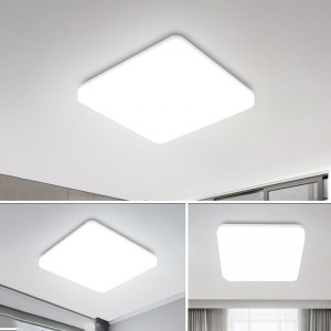 Plafonnier carré 24W 2640lm IP54