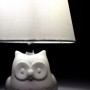 Lampe de table en céramique "OWL" E27