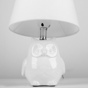 Lampe de table en céramique "OWL" E27