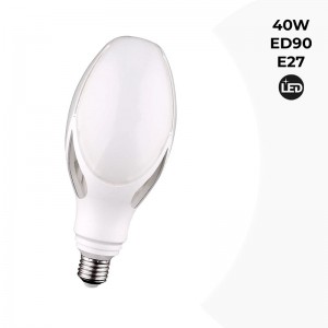 Ampoule industrielle LED E27 40W lampadaire