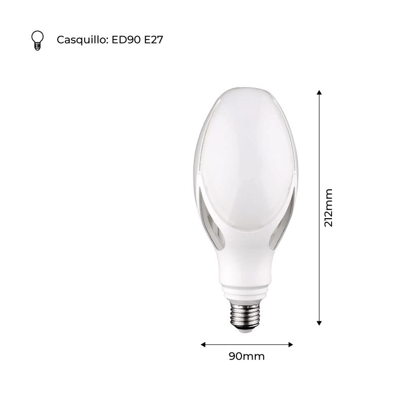 Ampoule industrielle LED E27 40W lampadaire