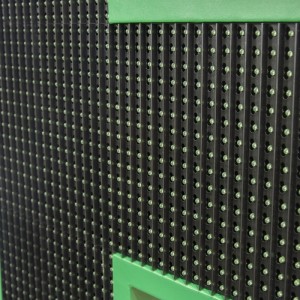 Croix de pharmacie LED verte programmable  830 x 830 mm