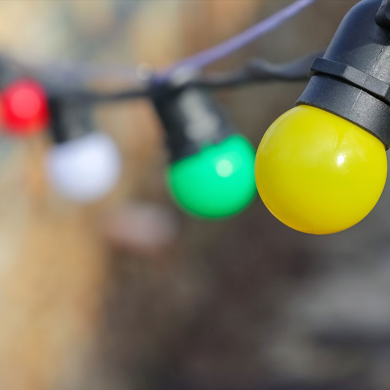 Ampoule à DEL colorée G45 E27 1W Ampoule à DEL colorée G45 E27 1W