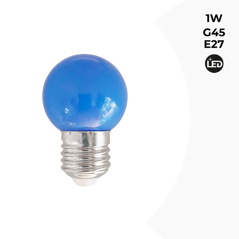 Ampoule LED couleur E27 1W au meilleur prix