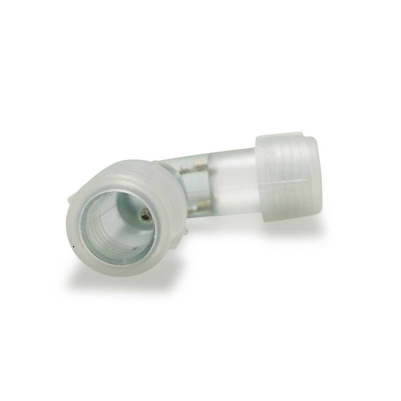 CONNECTEUR D'ANGLE  90º POUR TUYAU LED Ø13MM CONNECTEUR D'ANGLE  90º POUR TUYAU LED Ø13MM