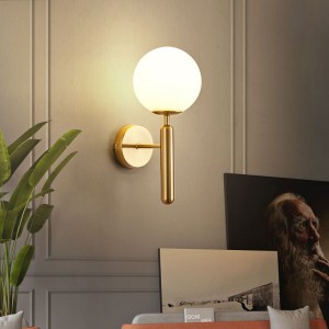 Lampe boule de cristal