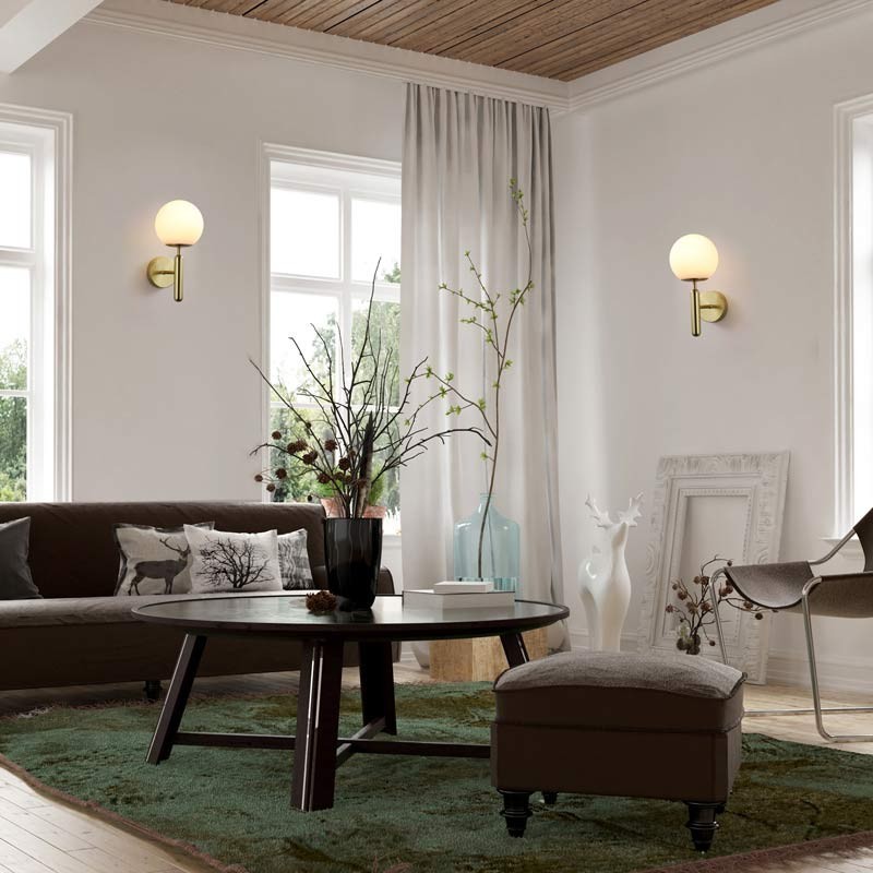 Applique murale boule de cristal Applique murale boule de cristal