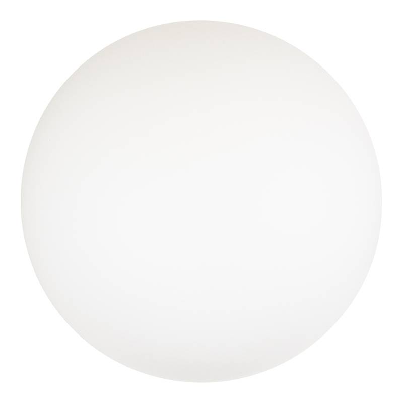 Boule lumineuse LED RGBW 60cm en résine blanche 5W IP65 sans fil