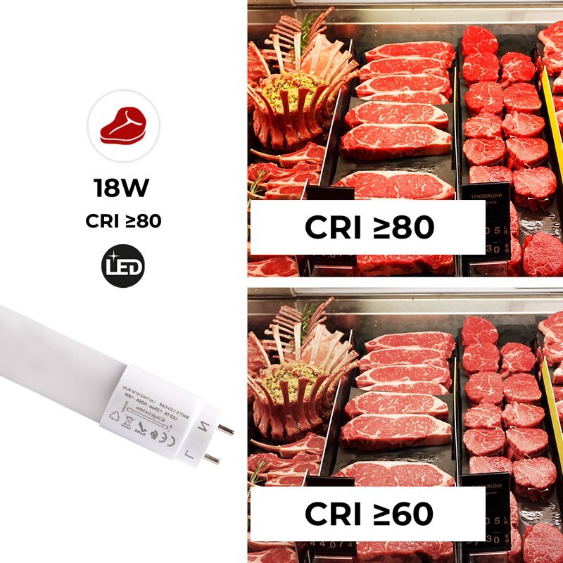 Tube LED T8 nano spécial boucherie 120cm 18W Tube LED T8 nano spécial boucherie 120cm 18W