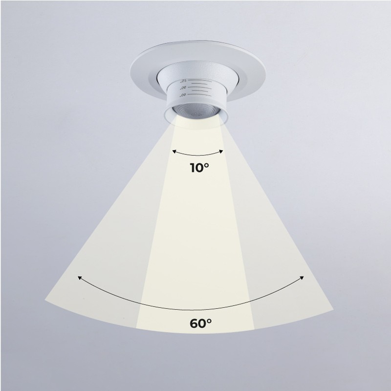 Mini spot 3W angle d'éclairage réglable en blanc chaud Mini spot 3W angle d'éclairage réglable en blanc chaud