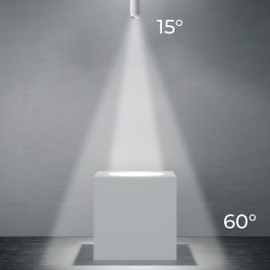 Spot angle d'éclairage réglable et articulé