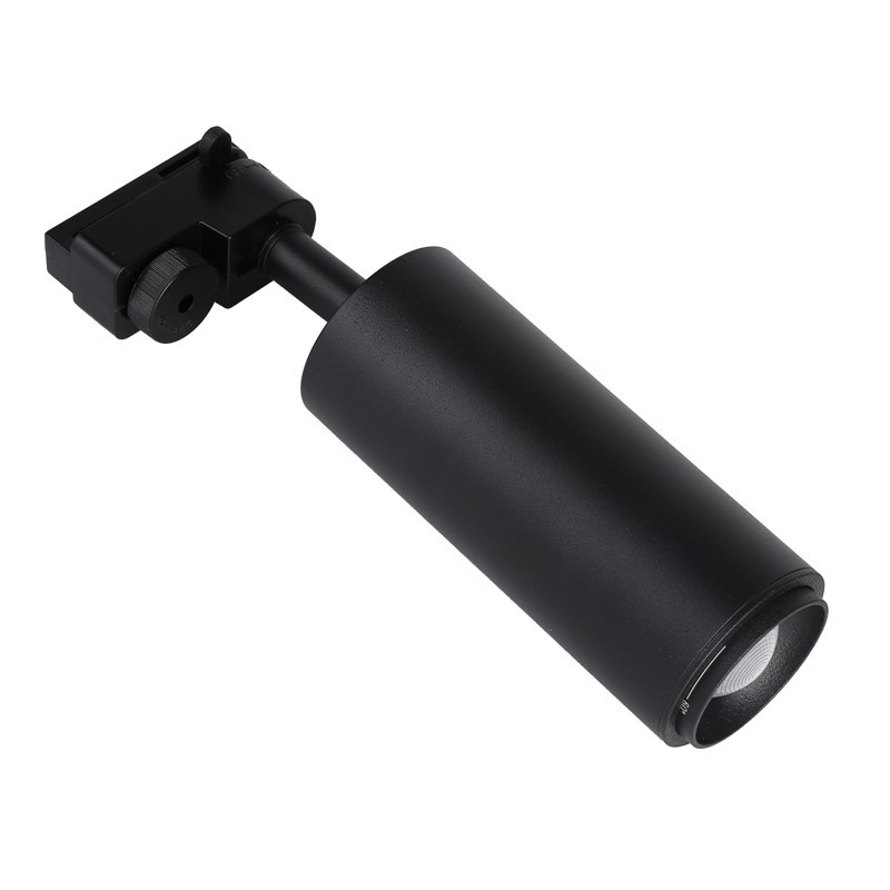 Spot sur rail avec angle d'éclairage réglable et articulé 8W en 2800K Spot sur rail avec angle d'éclairage réglable et articulé 8W en 2800K