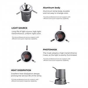 Spot LED encastrable ajustable 12W COB IP54 faible UGR