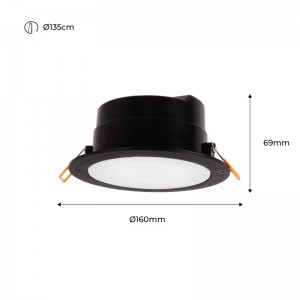 Fumagalli downlight rond CCT 10W et 1050lm