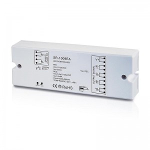 Contrôleur RGB/RGBW Dimmer PMW - 12-36VDC (4 canaux, 8A/canal) - Récepteur RF - Perfect RF