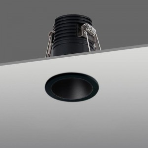 PURPL Spot LED encastrable noir 7W 2700K Blanc Chaud 108mm orientable