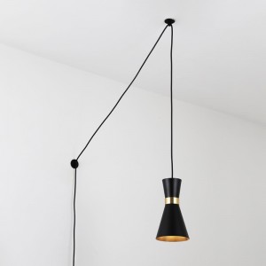 Lampe pendante avec prise "MIR" E27