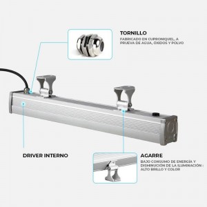 Lèche-mur LED RGB+CCT 24W Contrôle RF/WiFi | Mi Light