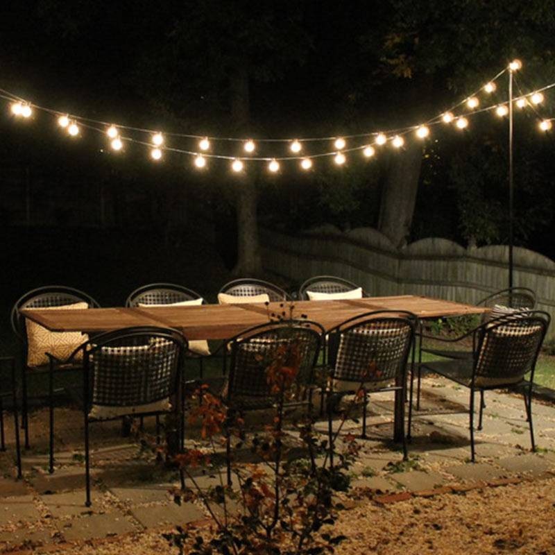 Guirlande guinguette d'extérieur connectable en série