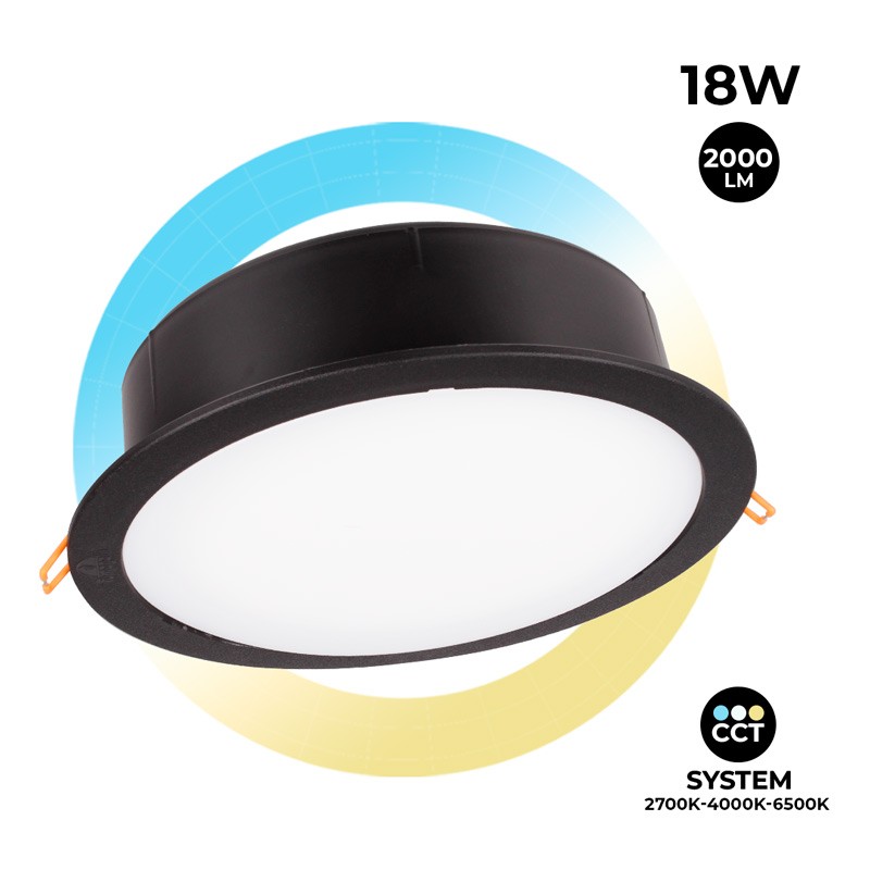 Downlight rond étanche CCT Fumagalli "Teresa 260" 18W IP55